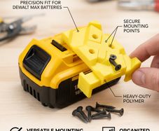 Superior DeWalt Battery Bracket