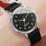 Brand New Black Women Digital Dial Quartz Wrist Watch Leather Strap Image 2