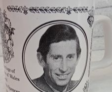 Vintage Commemorative Mugs Celebrating The Wedding Of Princess Diana Spencer To Prince Charles