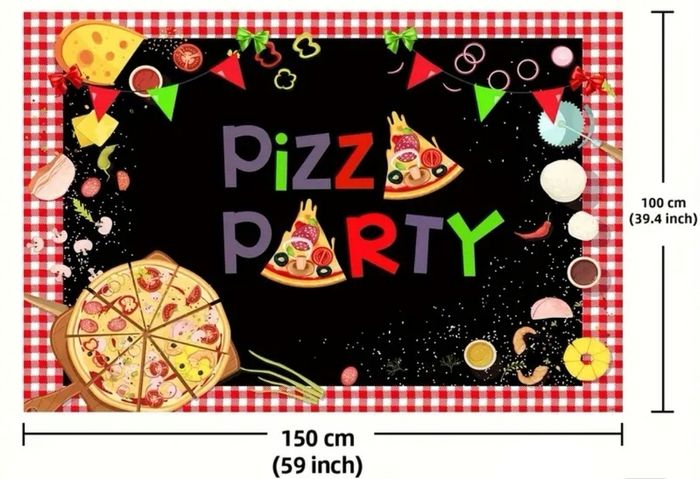 Birthday PIZZA themed decorations