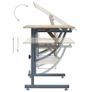 Teenager's Drafting Table Oak 110x60x87 cm MDF Image 3