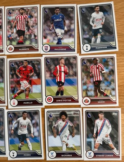 Lot of 15 Topps premier league 26/27 season