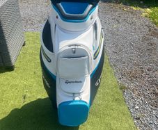 Taylormade made leather golf cart bag