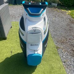 Taylormade made leather golf cart bag