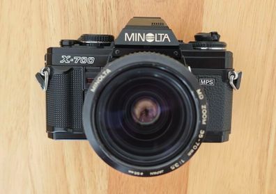 Minolta X700 (1981) + MD Zoom 35-70mm f/3.5 - Serviced & Ready to Use Film Camera