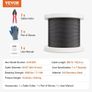 Stainless Steel Cable with Cutter and Gloves, 1600 lbs Breaking Strength, 7x7 Strands Core Marine Aircraft Grade for Handrail Stair Decking Fence Outdoors, Black Image 7