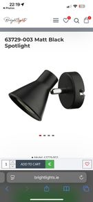 Black Spotlight Light