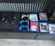 Playstation 4 plus controllers and games