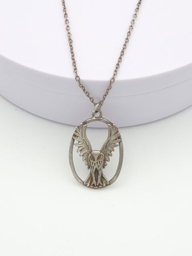 Vintage 925 Sterling Silver Flying Eagle Necklace, Edinburgh 1977