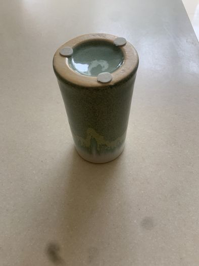 Pottery bud vase / pencil pot
