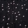 Jacques Vert Black Dusty Pink Polka Dots Tiered Layered Chiffon Flutter Sleeve Midi Dress 14UK/42EU Image 5