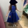 confirmation dress age 11 , blue , beading . Image 6