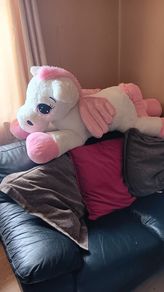 large stuffed toy dog