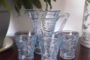 Vintage - Sowerby - Jug and Tumblers