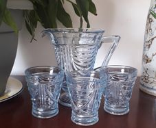 Vintage - Sowerby - Jug and Tumblers