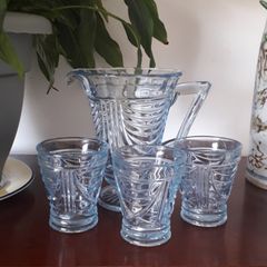 Vintage - Sowerby - Jug and Tumblers