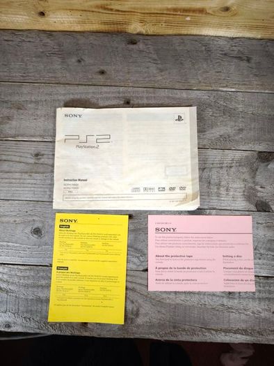 playstation 2 slim scph-70003 in original box with manuals