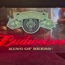 Budweiser vintage glass neon king of beers sign Image 2