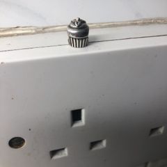 silver pandora gold and silver charm