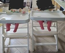 2 x Hauck High Chairs