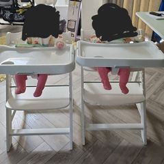 2 x Hauck High Chairs