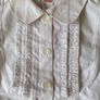 Girl's Brand New White Elegant T-Shirt / School T-shirt Image 2