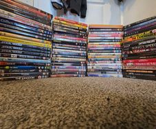 Around 80 DVDs