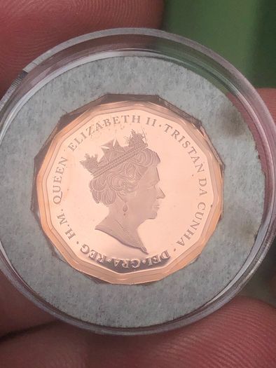 Proof 2021 9ct Rose Gold Elizabeth II Threepence With COA