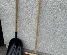 Yard Brush & Shovel
