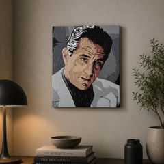 Robert De Niro portrait painting canvas art movie icon