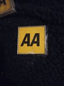 Vintage AA  Car Badge