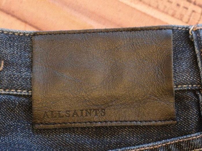 All Saints Cigarette Men's Skinny Distressed Jeans Size 32