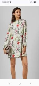 Ted Baker Imane Hedgerow Flowers Tunic Dress - UK 12