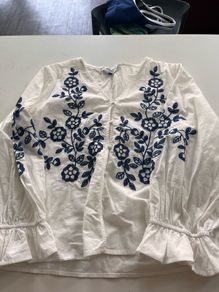 blouse 100% cotton embroidered