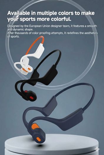 Bone Conduction Headphones Bluetooth 5.4 IP67 Waterproof Sports Stereo