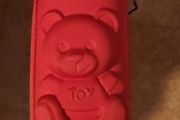 Moschino Toy Red Zipper Hard Case