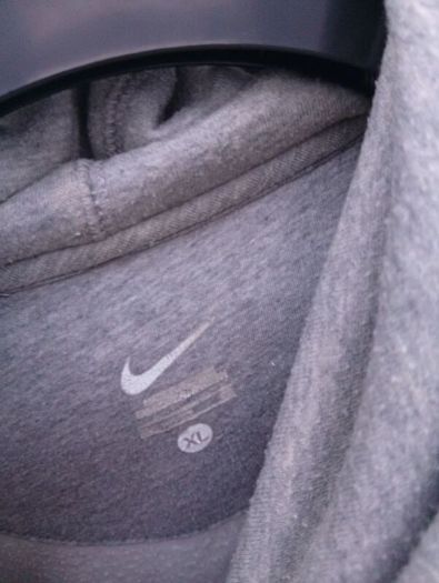 Grey Nike y2k hoodie XL
