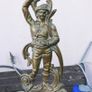 Vintage Italian Style Brass Male Figure Decorative Stick Umbrella Stand Rack 23" Image 5