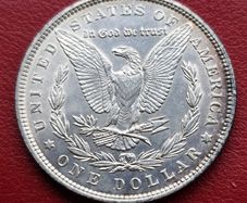 Excellent 1886 Morgan Dollar Silver Coin