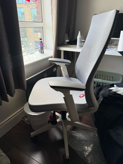 X22 Ergonomic Posture Office Chair with Mesh Back - Adjustable Lumbar Support - Seat Slide - grey