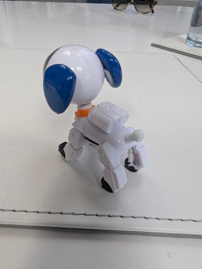 Paw Patrol Robo-Dog Mission 2" Action Figure Robot White Dog Spin Master Rare