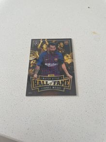 Messi football card