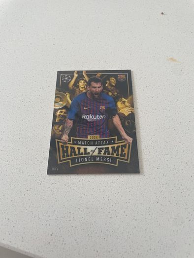 Messi football card