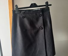 Black mini skirt with buttons Size S - Good condition