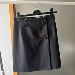 Black mini skirt with buttons Size S - Good condition