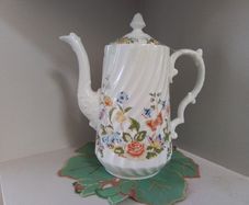 Aynsley " Cottage Garden" Coffee/ Tea Pot