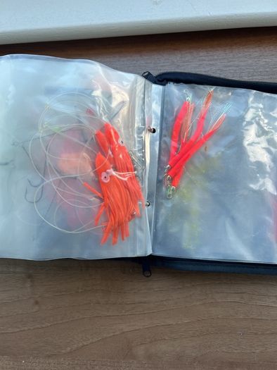 Loaded Abu Garcia Lure Wallet / Tackle Bag (With Lures, Jigs & Feathers)