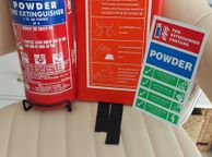 main image for ad 2kg powder extinguisher and fire blanket