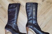 100% leather boots M&amp;S size 5