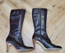 100% leather boots M&S size 5